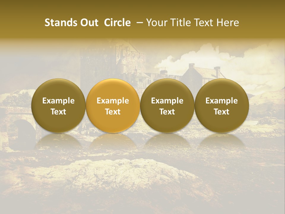 Stained Fantasy Travel PowerPoint Template