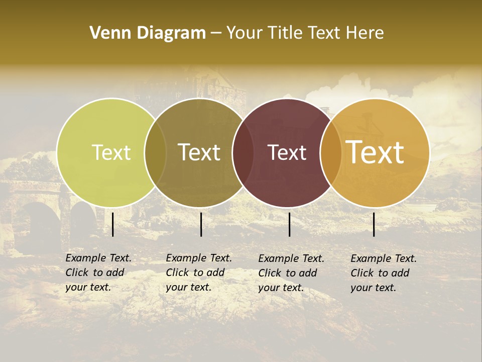 Stained Fantasy Travel PowerPoint Template