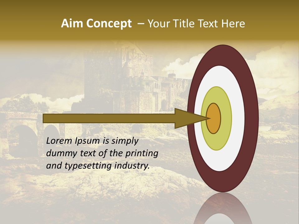 Stained Fantasy Travel PowerPoint Template