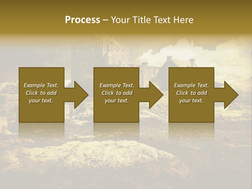Stained Fantasy Travel PowerPoint Template