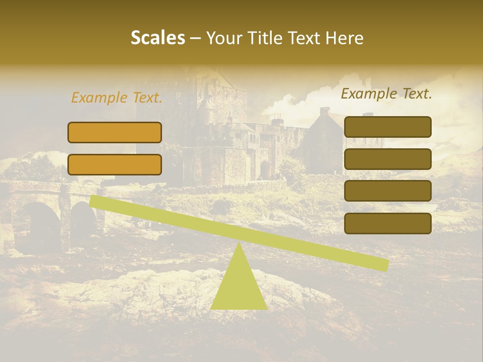 Stained Fantasy Travel PowerPoint Template