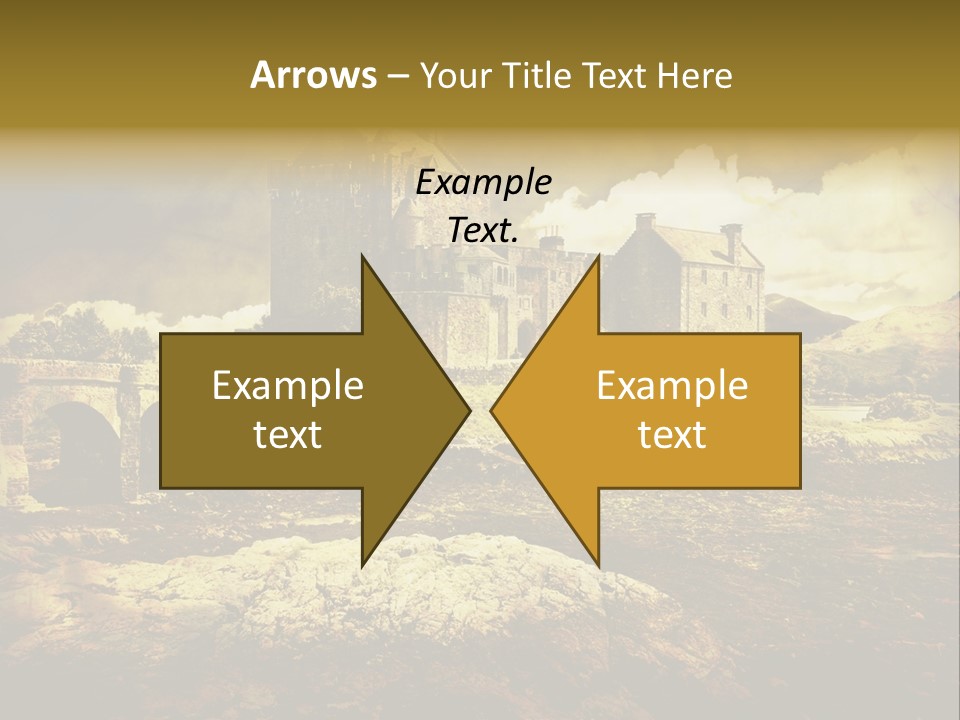 Stained Fantasy Travel PowerPoint Template