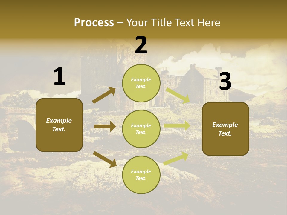 Stained Fantasy Travel PowerPoint Template