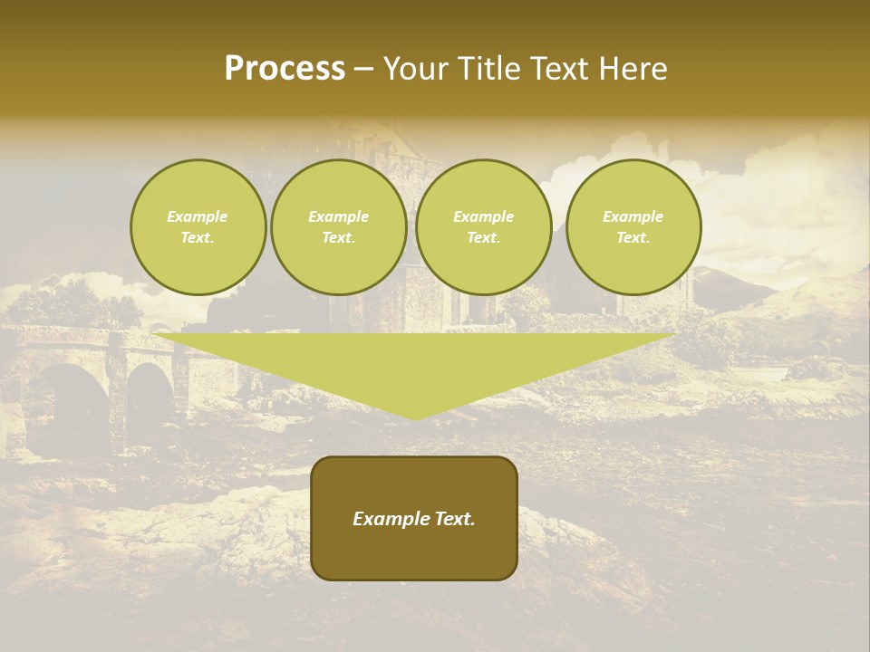 Stained Fantasy Travel PowerPoint Template