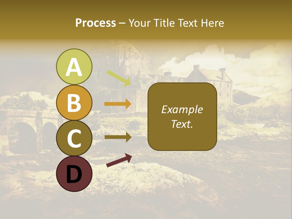 Stained Fantasy Travel PowerPoint Template