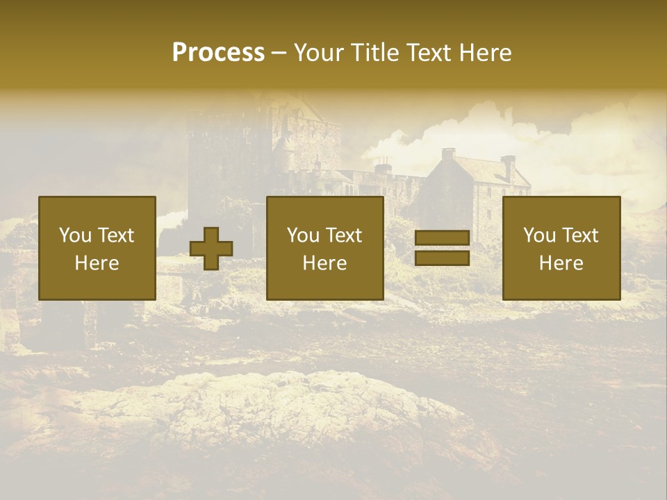 Stained Fantasy Travel PowerPoint Template