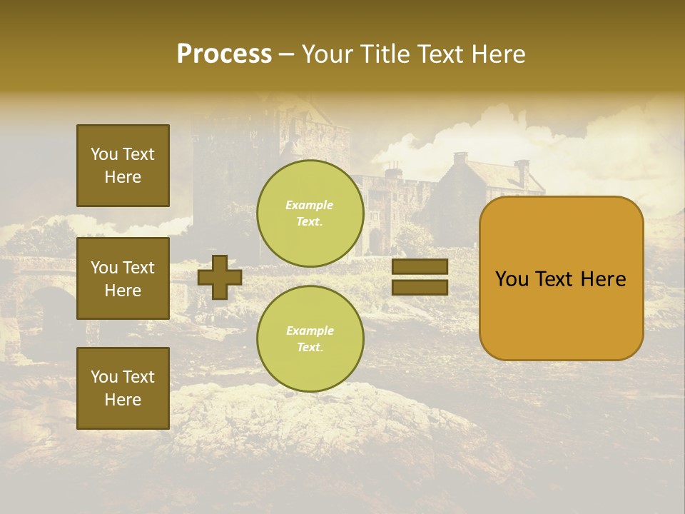 Stained Fantasy Travel PowerPoint Template