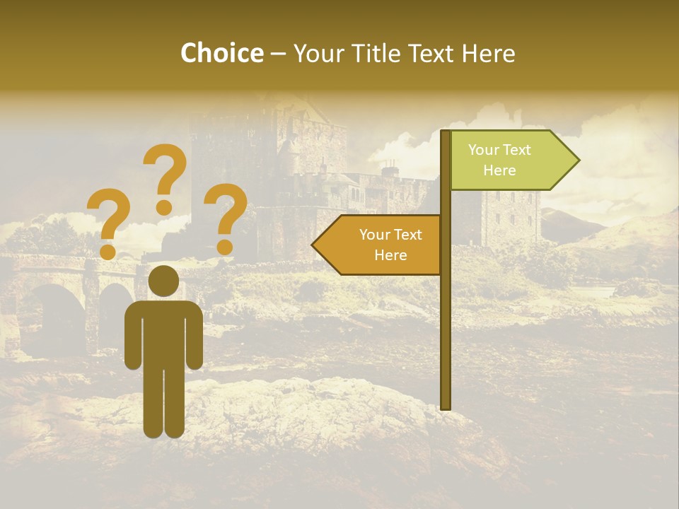 Stained Fantasy Travel PowerPoint Template