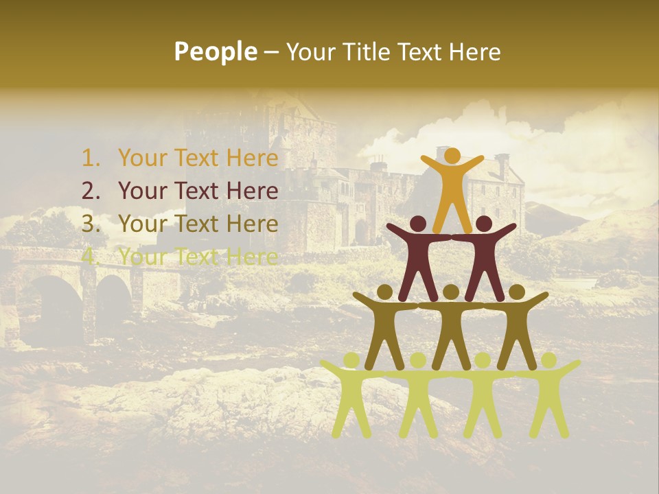 Stained Fantasy Travel PowerPoint Template