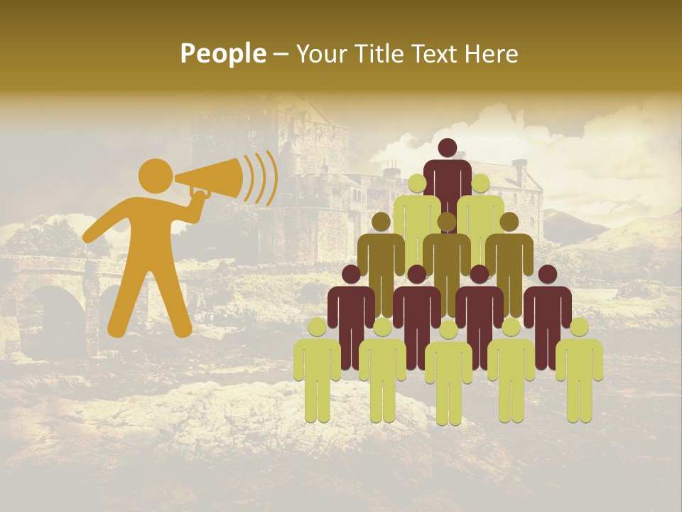 Stained Fantasy Travel PowerPoint Template