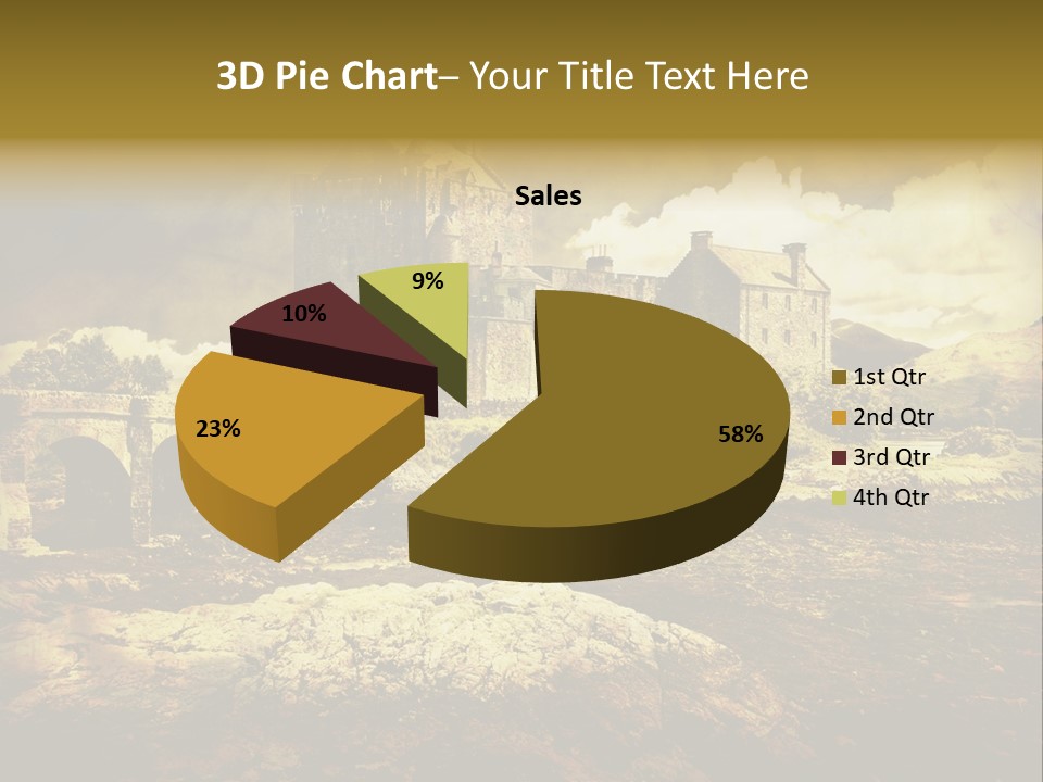 Stained Fantasy Travel PowerPoint Template