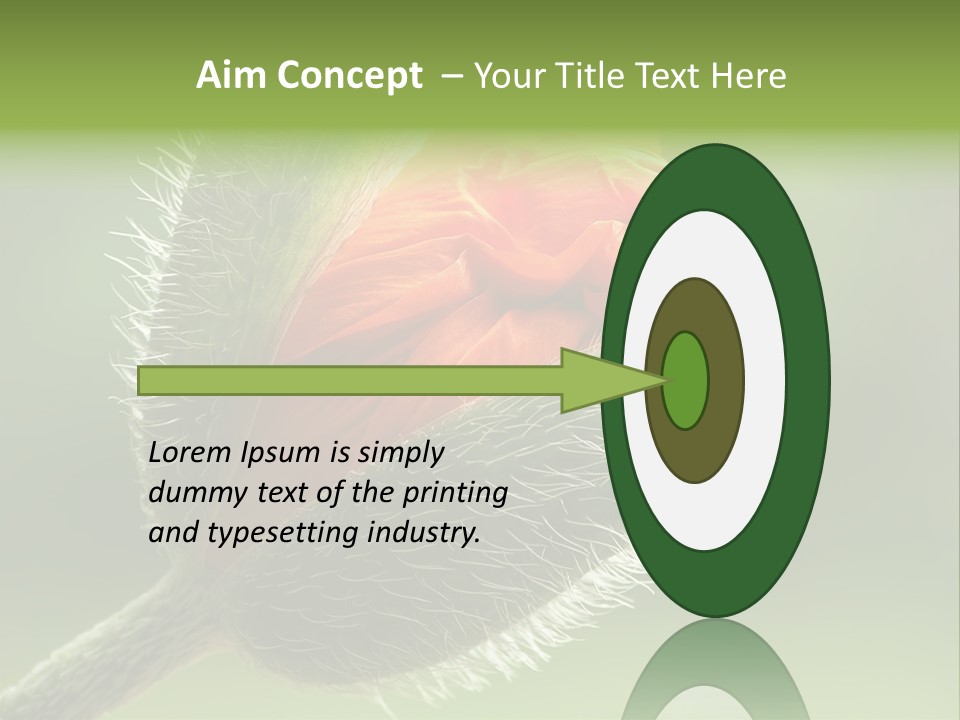 Sunlight Hairy Horticulture PowerPoint Template