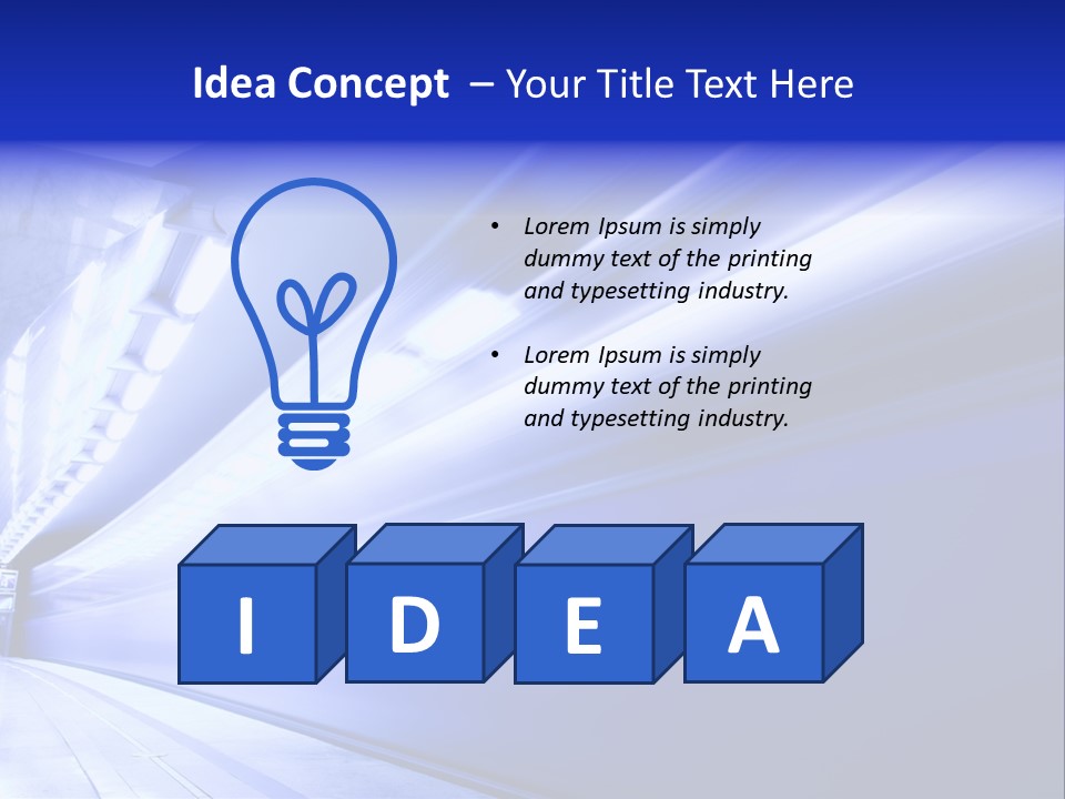 Getaway Indoor Wide PowerPoint Template