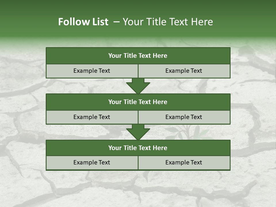 Grooved Abstract Life PowerPoint Template