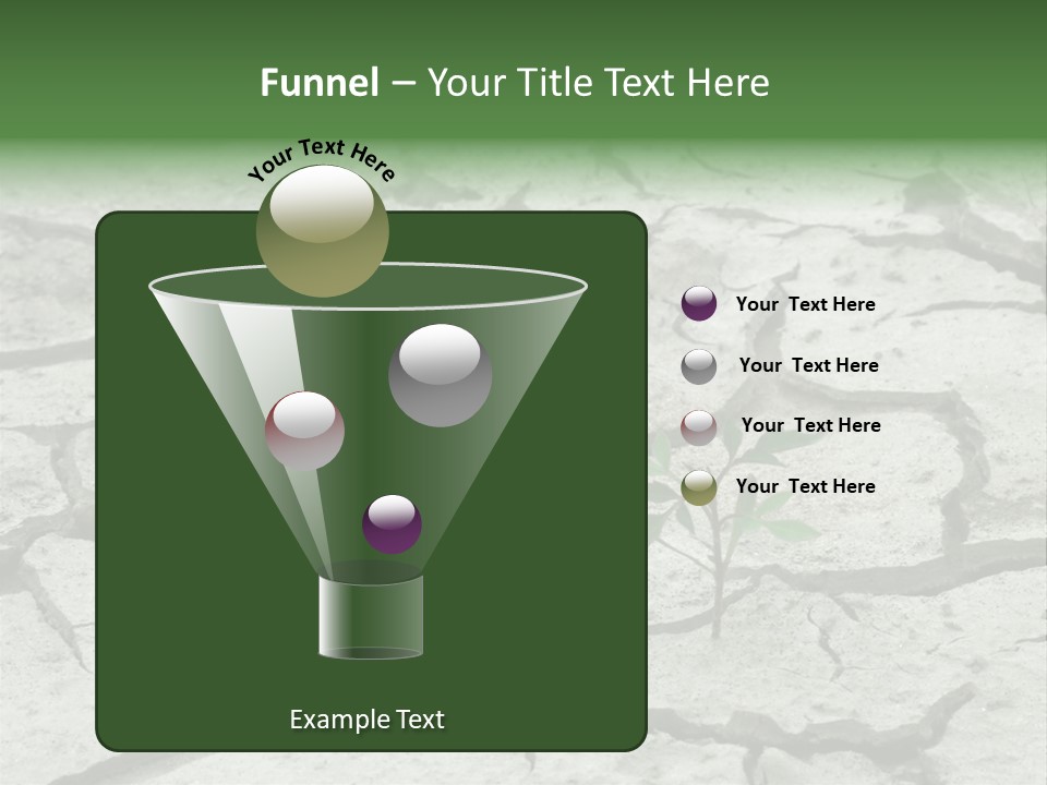 Grooved Abstract Life PowerPoint Template