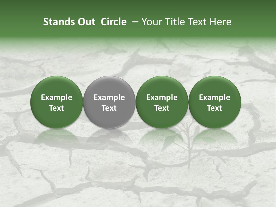 Grooved Abstract Life PowerPoint Template