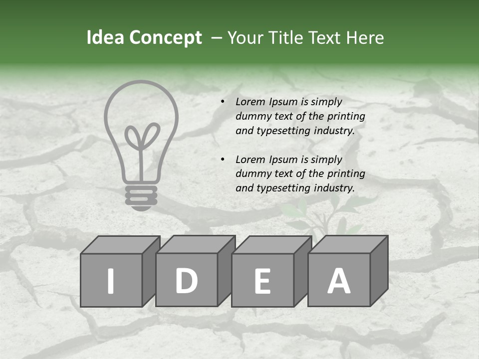 Grooved Abstract Life PowerPoint Template