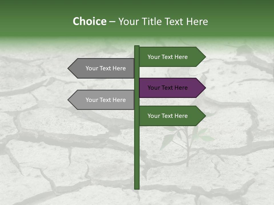 Grooved Abstract Life PowerPoint Template