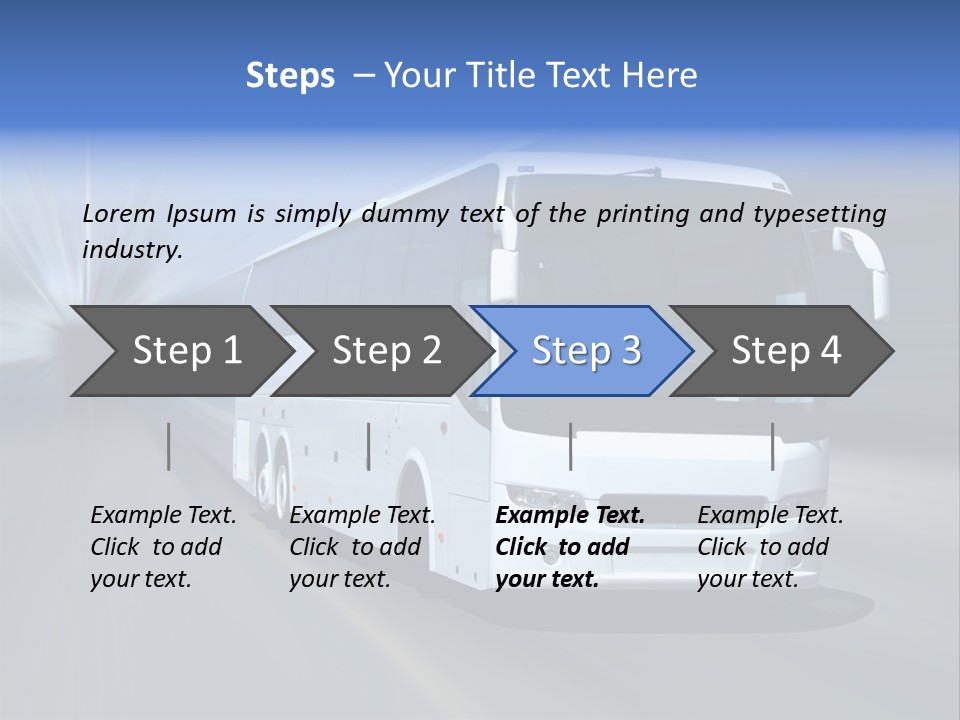 Road Street Motorway PowerPoint Template