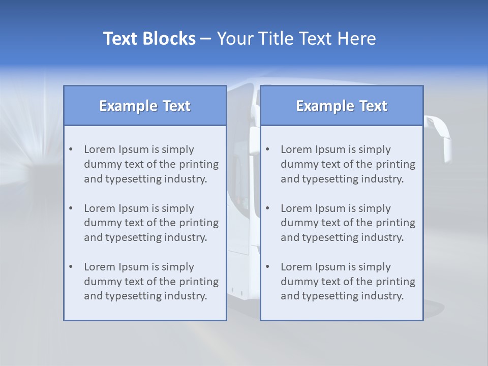 Road Street Motorway PowerPoint Template