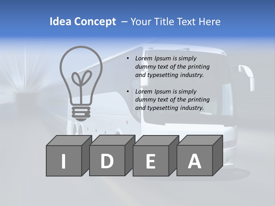 Road Street Motorway PowerPoint Template