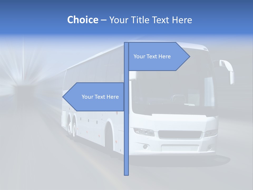 Road Street Motorway PowerPoint Template