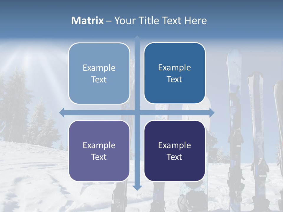 Glide Snow Sport PowerPoint Template