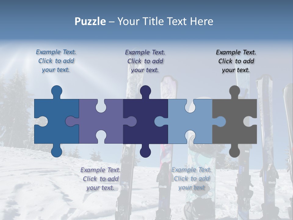 Glide Snow Sport PowerPoint Template