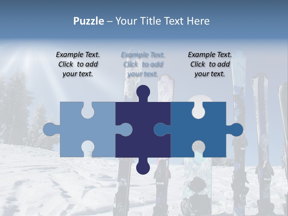 Glide Snow Sport PowerPoint Template