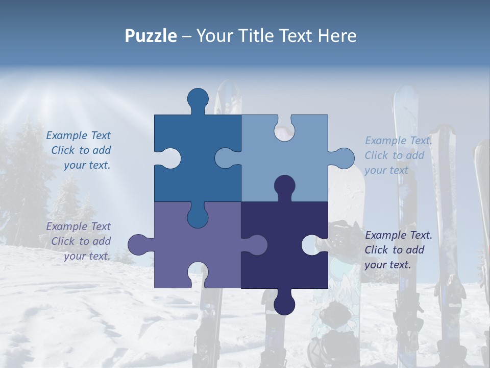 Glide Snow Sport PowerPoint Template