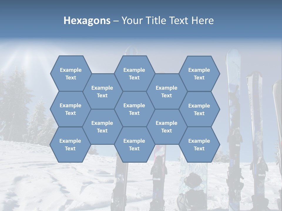 Glide Snow Sport PowerPoint Template