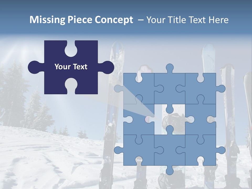 Glide Snow Sport PowerPoint Template