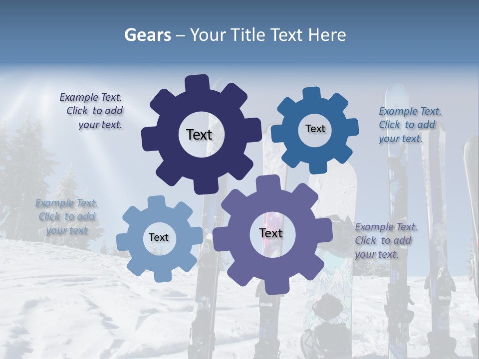 Glide Snow Sport PowerPoint Template