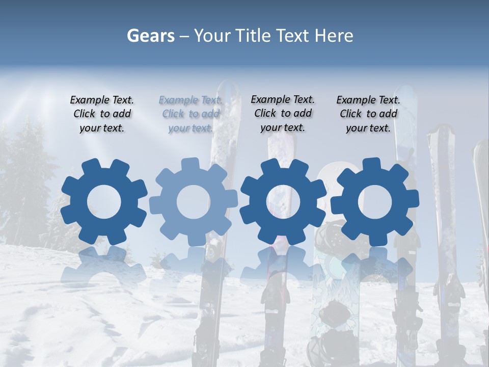Glide Snow Sport PowerPoint Template