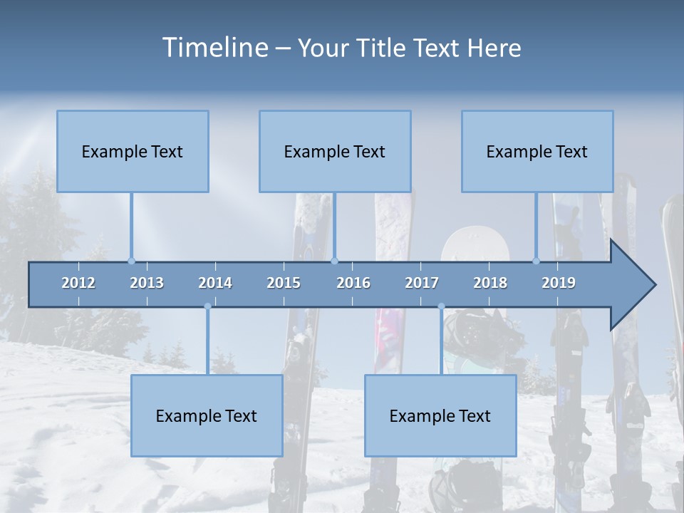 Glide Snow Sport PowerPoint Template