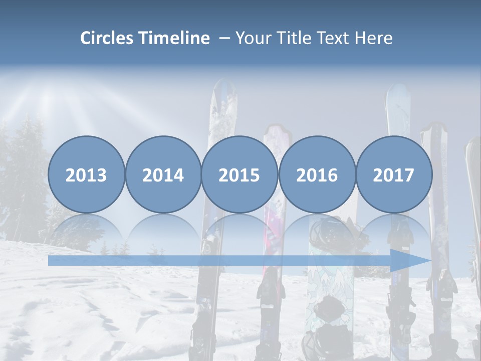 Glide Snow Sport PowerPoint Template