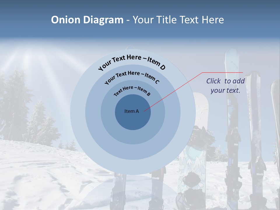 Glide Snow Sport PowerPoint Template