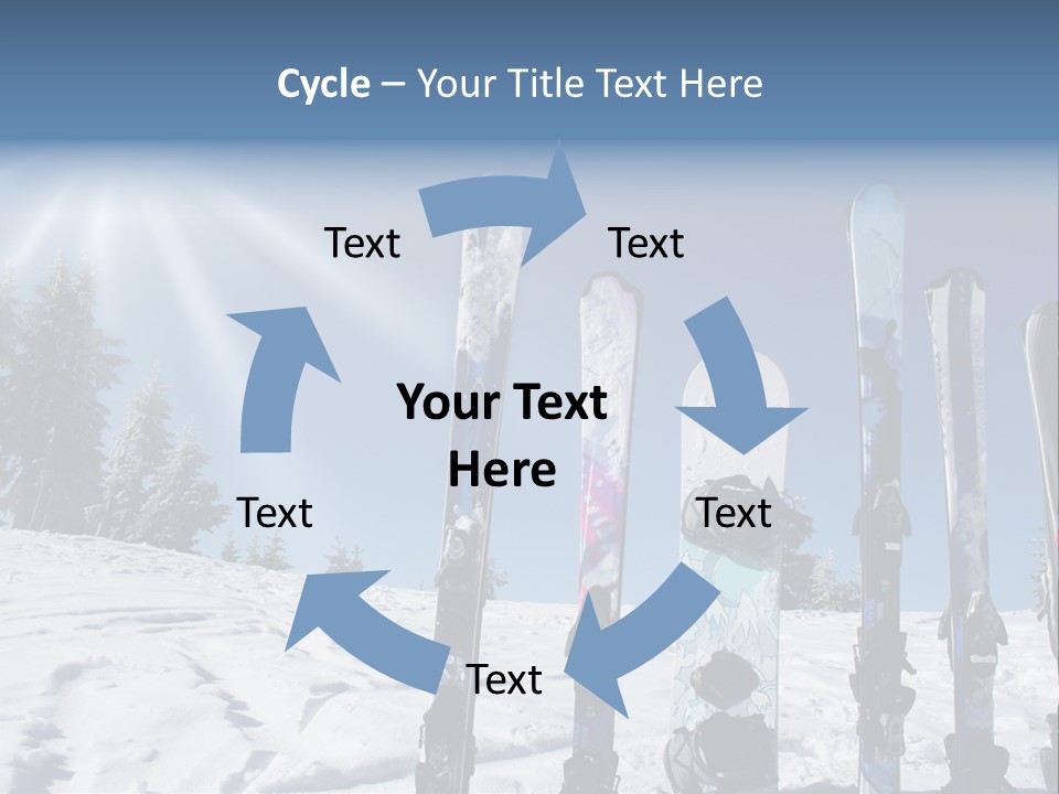 Glide Snow Sport PowerPoint Template
