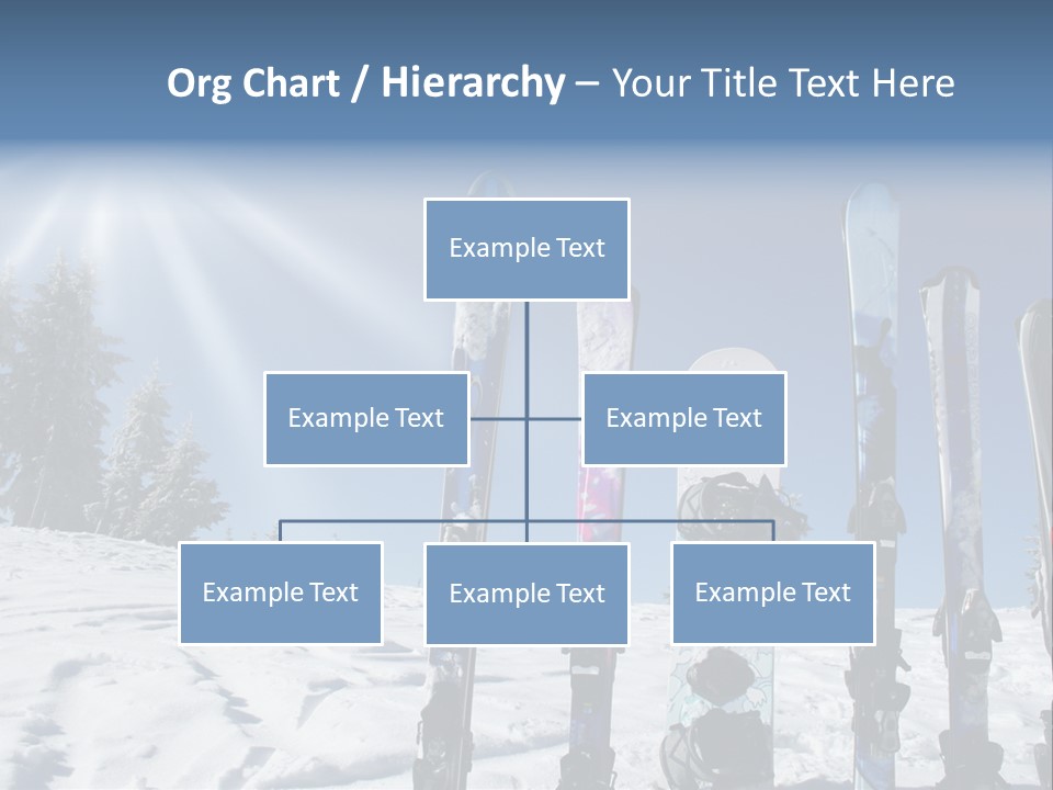 Glide Snow Sport PowerPoint Template