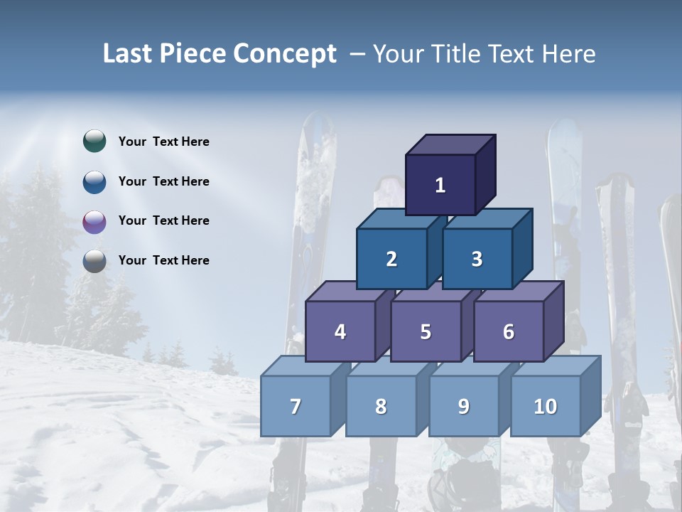 Glide Snow Sport PowerPoint Template