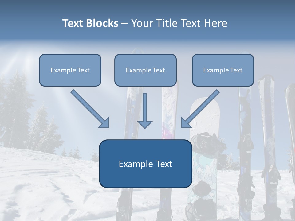 Glide Snow Sport PowerPoint Template