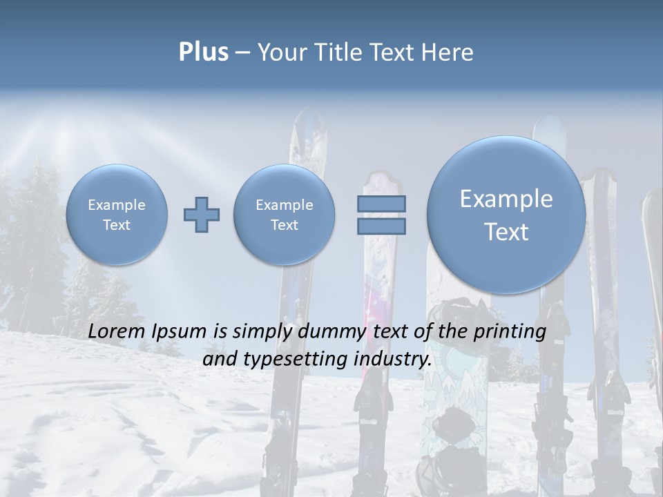 Glide Snow Sport PowerPoint Template
