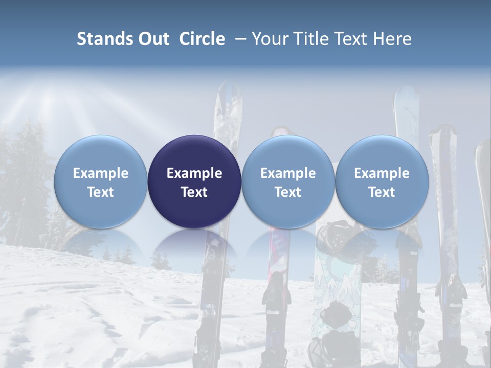Glide Snow Sport PowerPoint Template