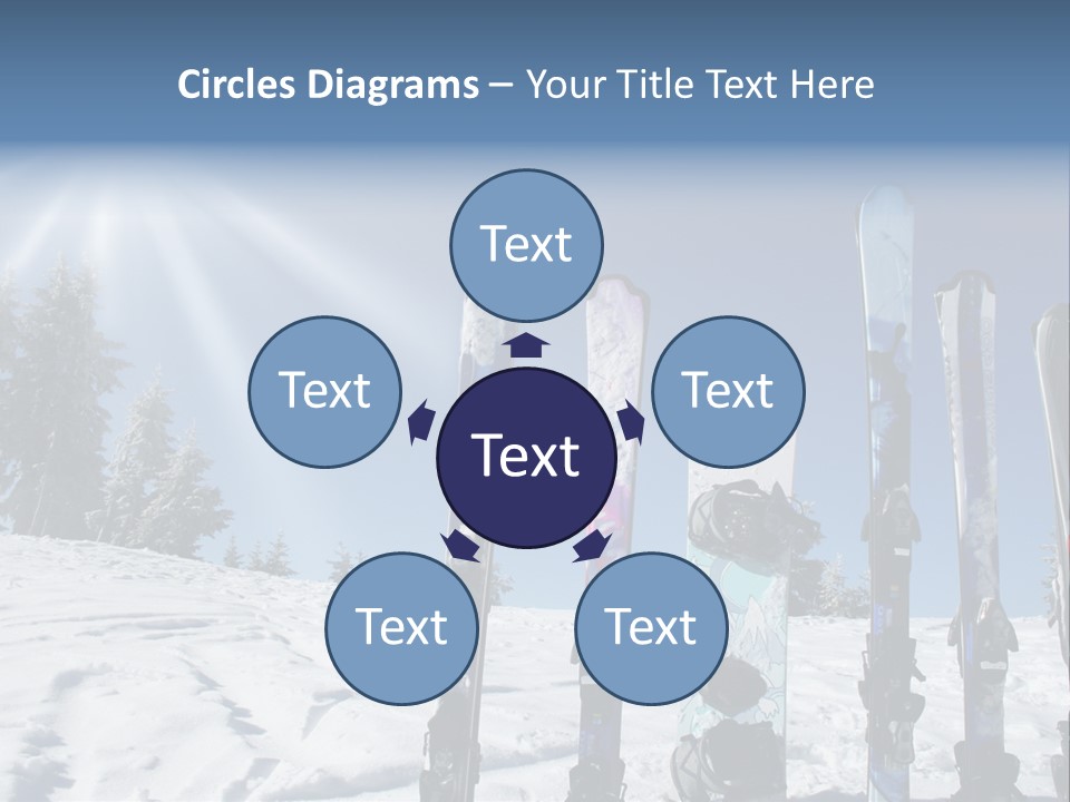 Glide Snow Sport PowerPoint Template