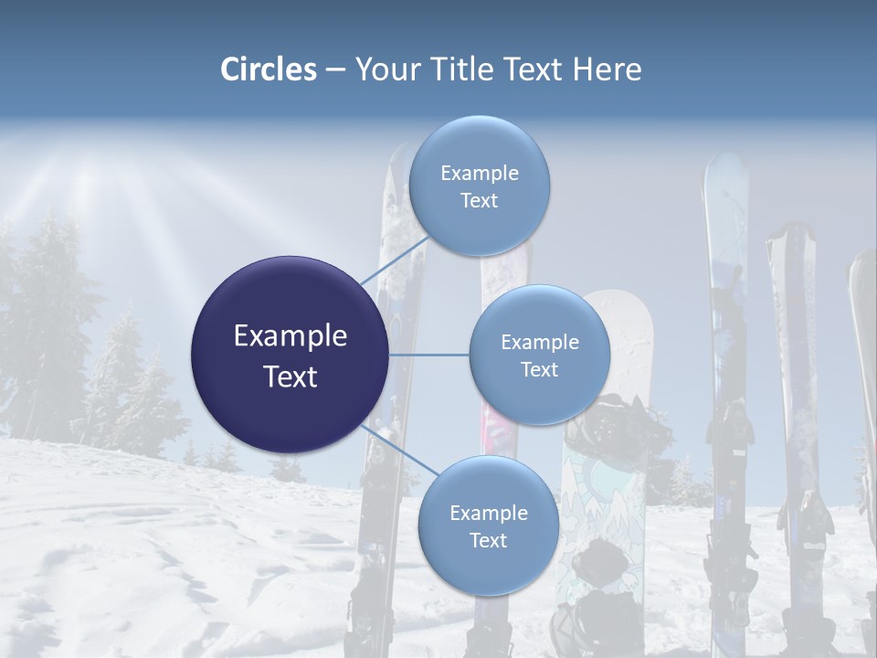 Glide Snow Sport PowerPoint Template