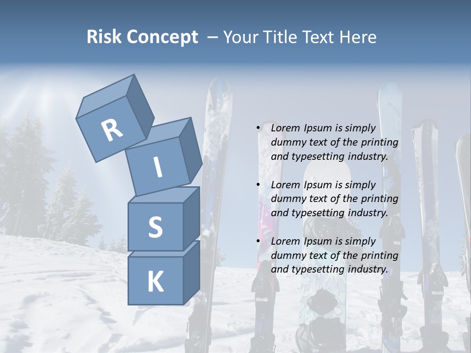 Glide Snow Sport PowerPoint Template