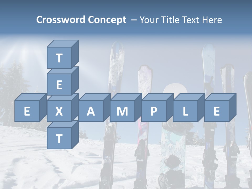 Glide Snow Sport PowerPoint Template