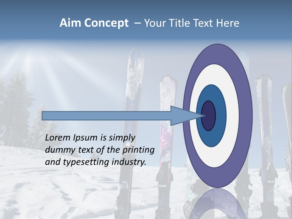 Glide Snow Sport PowerPoint Template