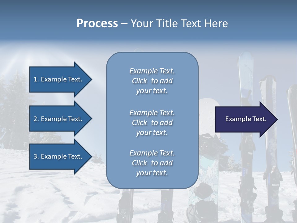 Glide Snow Sport PowerPoint Template
