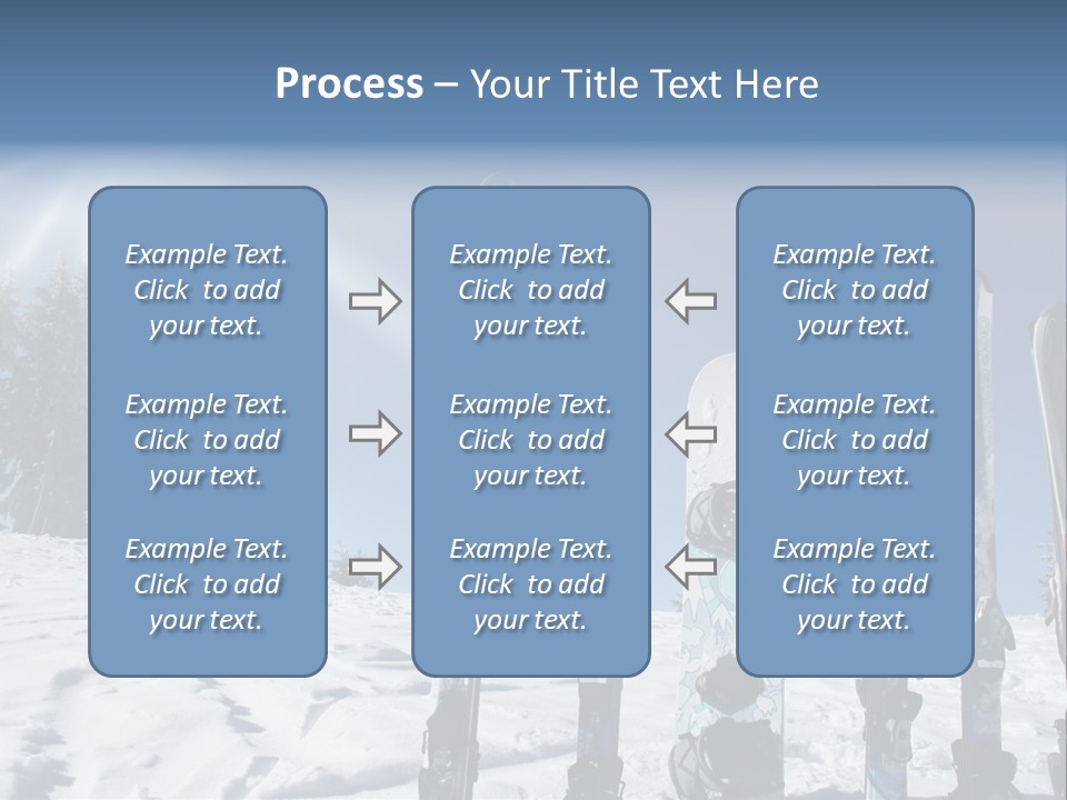 Glide Snow Sport PowerPoint Template